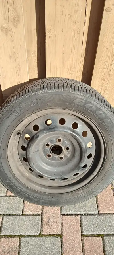 4 16" Goodyear Eagle RS-A P205/55R16 89H A/S tires with accompanying rims. Tires are good for anothe...