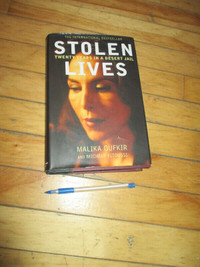HARD COVER BOOK. STOLEN LIVES. PRICE $5 FIRM.