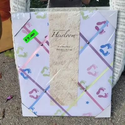 New Fabric Memo/Photo Board For Babies Room, View more