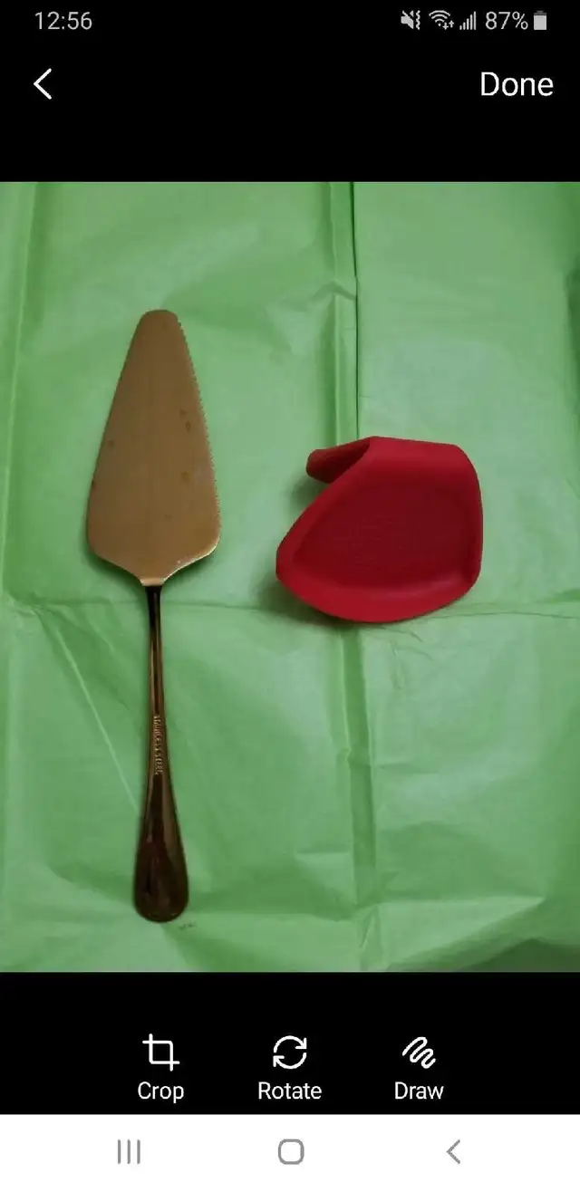 Pie Server and Silicon Pot Holder503116017162659841