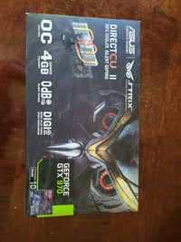 Asus GE Force GTX 970 Strix graphics card