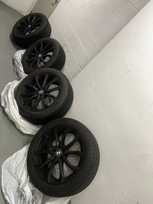 20" OEM BMW Wheels + Winter Tires & TPMS (X5 / X6) in Tires & Rims in City of Toronto - Image 3