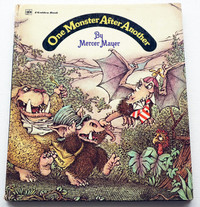 “One Monster after Another"  c1974 “B” GOLDEN book Mercer Mayer
