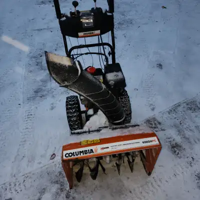 columbia 24'' Gas Snow blower dual stage, View more