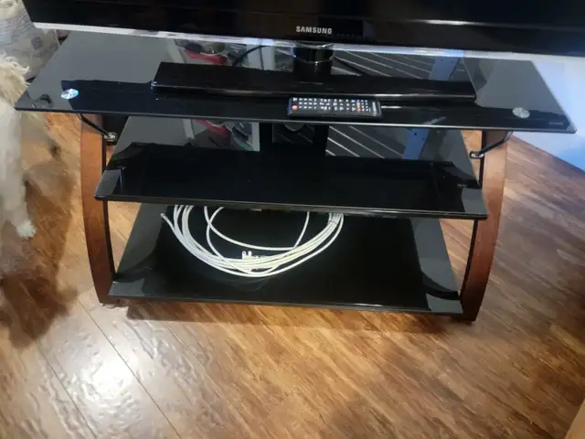 Tv with tv stand in TV Tables & Entertainment Units in Vernon - Image 7