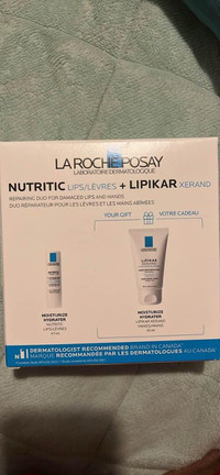 La roche posay repairing duo for damage lips and hands