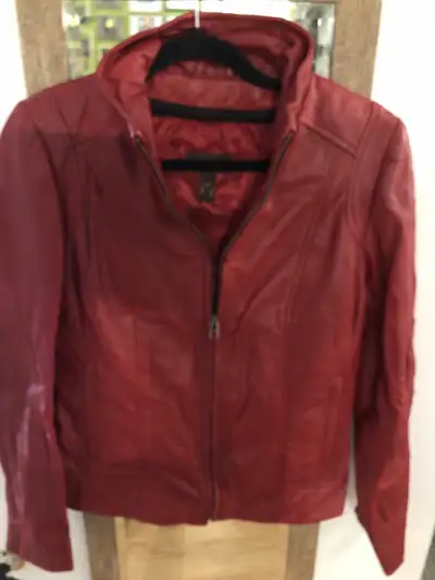 Leather coat DANIER en cuir S/P, View more