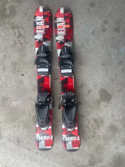 ski gear for 2-3 year old (skis, boots and helmet), View more