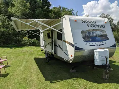 I'm selling a used 2010 North Country Lakeside travel trailer, perfect for family adventures! This c...