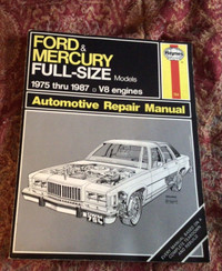 “Ford & Mercury Full Size Models” Haynes