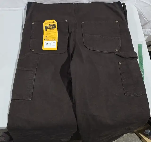 M SHORT Carhartt mens Loose Fit Washed Duck Insulated Bib Overal in Men's in City of Toronto - Image 4