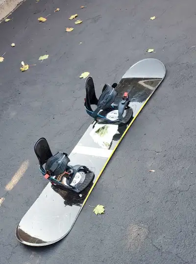 162 cm K2 Snowboard with K2 Bindings Great condition , View more