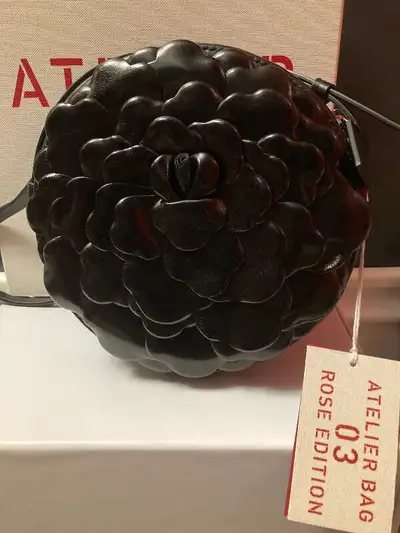 Valentino Garavani 03 Rose Edition Atelier Round Leather Bag, View more