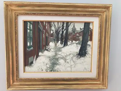 Original John Little Painting 12" X 16", View more