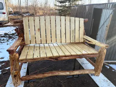 Handmade Diamond Willow Bench, View more