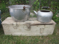 Ammo boxes and Metal pails and more for sale