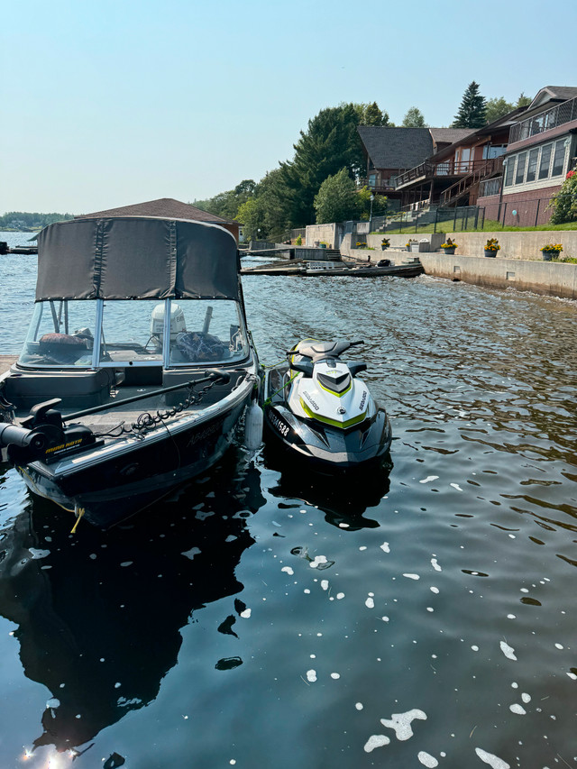 REDUCED! 2015 Crestliner Fish Hawk 1650 WT 90 HP Evinrude HO in Powerboats & Motorboats in Kenora - Image 2