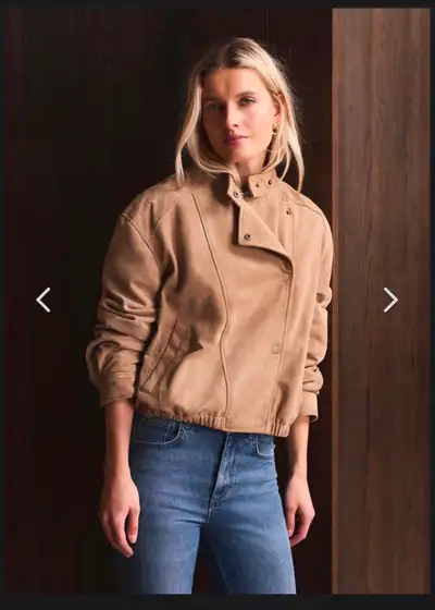 Splendid suede/leather jacket from a mint velvet new with tags!, View more