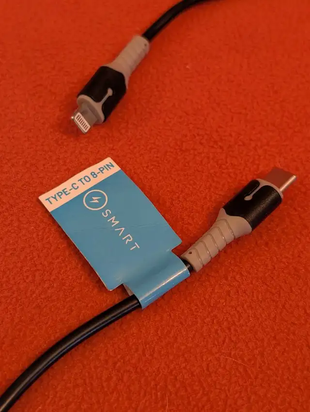 3-ft cable, USB-C to lightning65054560720515123