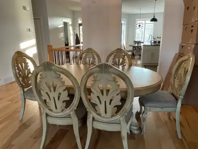 DINING TABLE & HUTCH, View more