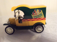 Crayola Limited Edition Toy Bank Replica of 1912 Delivery Car