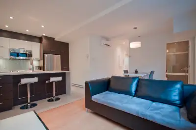 Superbe condo tout inclus et situé au cœur du Plateau Mont-Royal. 1 chambre et 1 salle de bain. Disp...