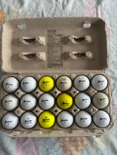 Srixon Q-Stars pack of 18 balls , View more