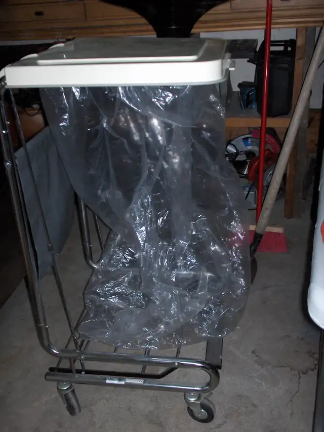 DRIVE 13070 Laundry Hamper Stand On Wheels63234805748867121