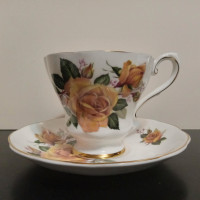 Old china tea cups