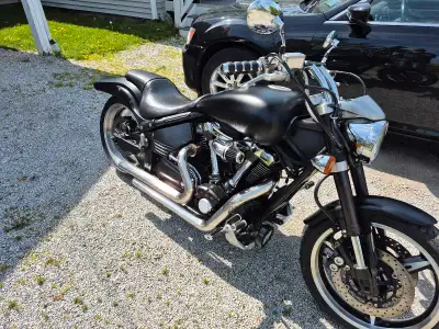 Awesome muscle cruiser. Lots of power. Has a power commander programmer, foot controls moved forward...