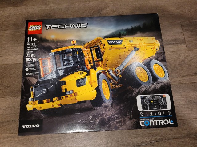 New Sealed LEGO Technic 42114: 6x6 Volvo Articulated Hauler in Toys & Games in Regina