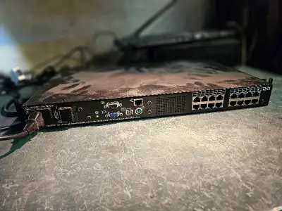 Selling a use IBM 1U Rackmount KVM (Keyboard, Video, Mouse) Switch (IBM 1754 series). This IBM’s rac...