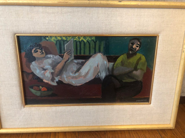 Original Oil Painting by Ghitta Caiserman-Roth (1923 -2005) in Arts & Collectibles in Markham / York Region - Image 3