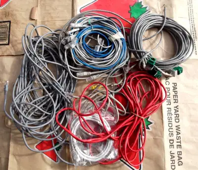 Internet & TV cables various length with/without  plug &bulk, View more