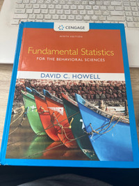 Fundamental Statistics for the Behavioural Sciences 9th edition