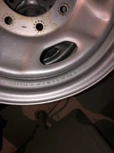 I'm selling a set of four steel rims that came off of a Ford F-250. These rims are used but in good...