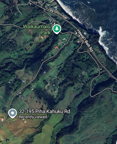 17 acres of rolling, lush farmland with Ocean views 17 miles from Hilo Hawaii, with a stream running...