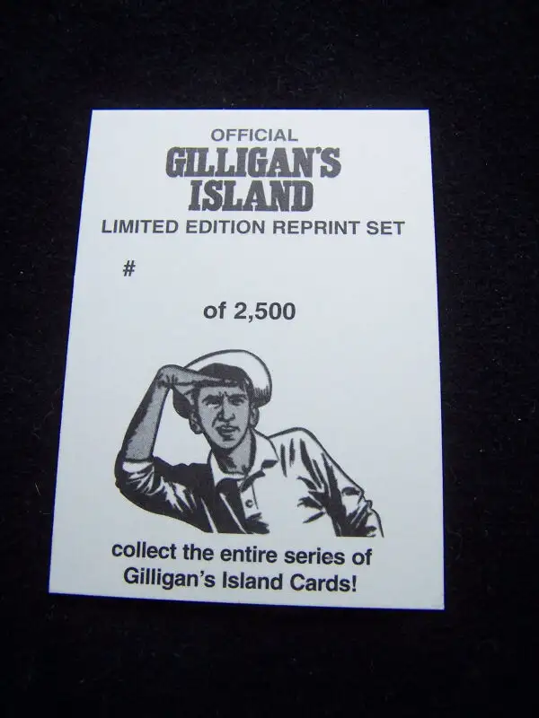 LIMITED EDITION REPRINT SET GILLIGAN'S ISLAND TRADING 1980 in Arts & Collectibles in Oakville / Halton Region - Image 5