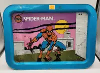 Spider-Man Marvel Comics 1979 Tin Folding TV Tray