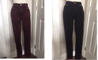 2x Women  Ralph Lauren & Juicy Jean Couture Skinny Jeans Size 28