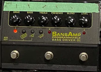 Sansamp programmable bass DI, View more