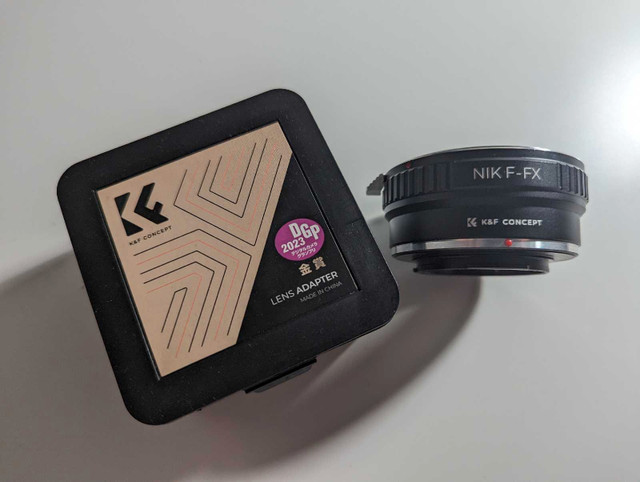 K&F Concept Nikon F to Fujifilm XF mount lens adapter in Cameras & Camcorders in City of Toronto