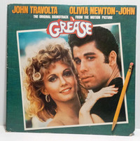 1978 Grease Movie Soundtrack Vinyl Record Music Album 