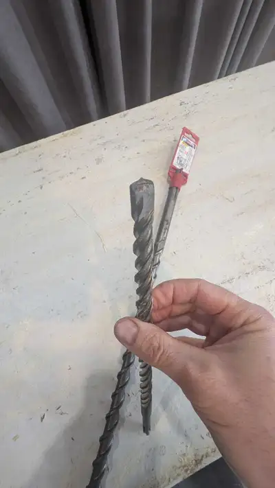 2 Bosch SDS-Plus Hammer Drill Concrete Bits, View more