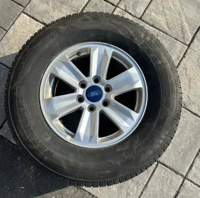 Good condition with no damage or issues. 265/70r17 Firestone winter tires on OEM Ford rims. Tires ha...