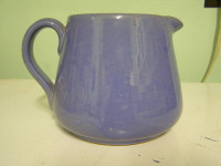 Blue Pottery Pitcher
