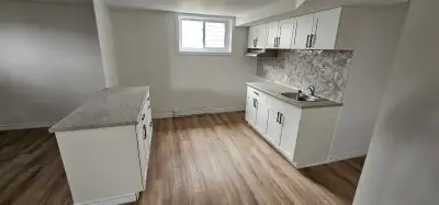 2 Bdrm basement apartment available for rent. Larger than normal windows which bring in lots of ligh...
