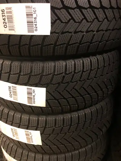 New set of 235 65 17 Michelin xice snow winter tires. Tires are brand new never been mounted or used...