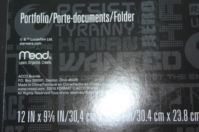 Star Wars Rebels 4-Portfolio Folders, Set of 4 _VIEW OTHER ADS_ in Other in Kitchener / Waterloo - Image 5