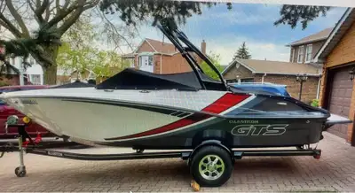 2017 GTS 207, 21’10” bowrider, 3 cylinder, 1.5L supercharged engine jet propulsion. Includes extende...